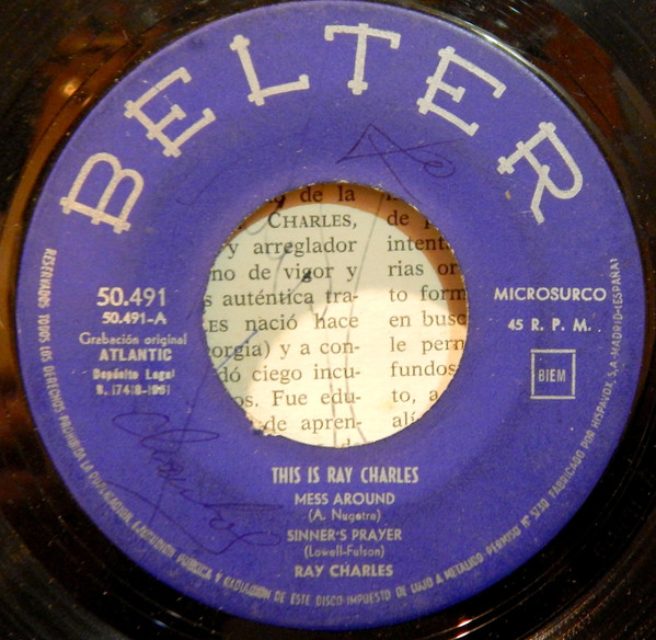 Ray Charles - This Is Ray Charles | Belter (50.491) - 2