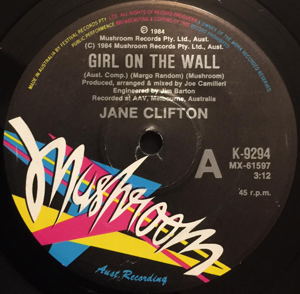Jane Clifton - Girl On The Wall | Mushroom (K-9294)