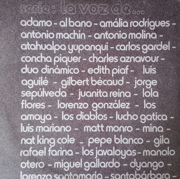 Lorenzo Santamaría - La Voz De... Lorenzo Santamaria | Odeon (10C 176-021614/5) - 2 Lorenzo Santamaría - La Voz De... Lorenzo Santamaria | Odeon (10C 176-021614/5) - 2