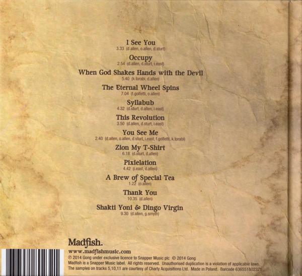 Gong - I See You | Madfish (SMACD1023) - 3 Gong - I See You | Madfish (SMACD1023) - 3