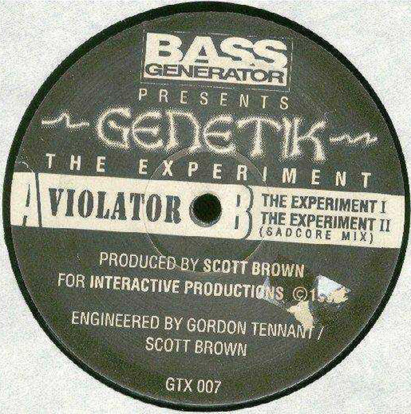 Genetik - The Experiment | Bass Generator Records (GTX 007) - 2