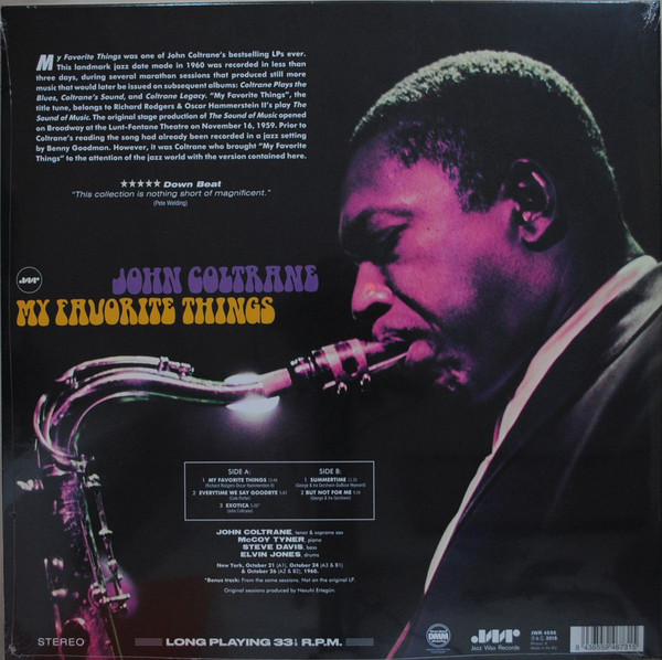 John Coltrane - My Favorite Things | Jazz Wax Records (JWR 4596) - 2