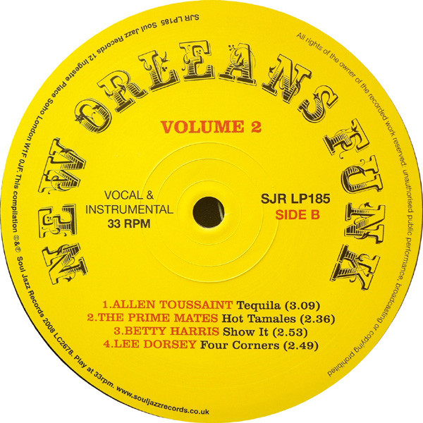 Various - New Orleans: The Original Sound Of Funk (The Second Line Strut) | Soul Jazz Records (SJR LP185) - 3