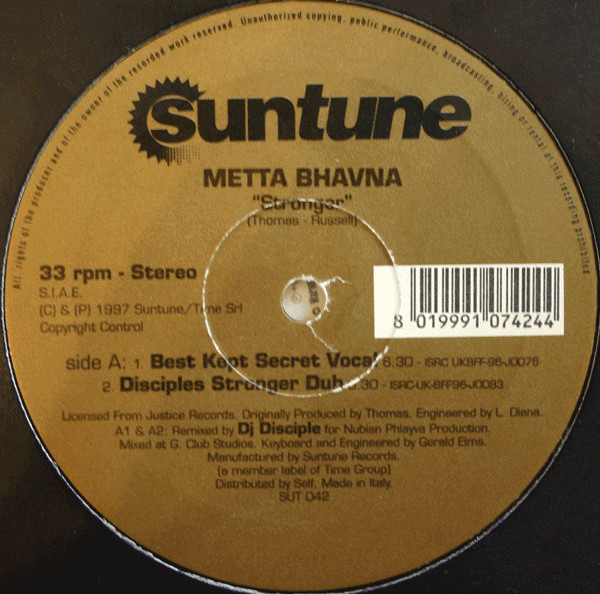 Metta Bhavna - Stronger | Suntune (SUT 042)
