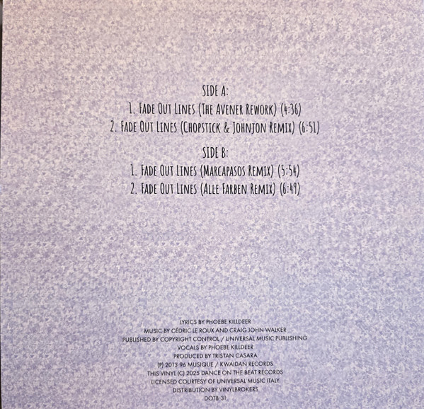 The Avener - Fade Out Lines | Dance On The Beat Records (31) - 2