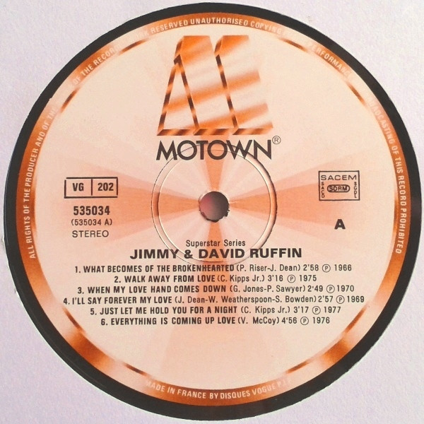 The Ruffin Brothers - Jimmy & David Ruffin | Motown (535034) - 3