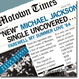 Michael Jackson - Farewell My Summer Love | Motown (TMNP 5009)