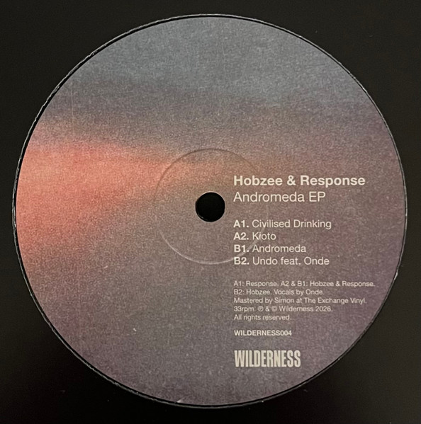 Hobzee & Response - Andromeda EP | Wilderness (WILDERNESS004)