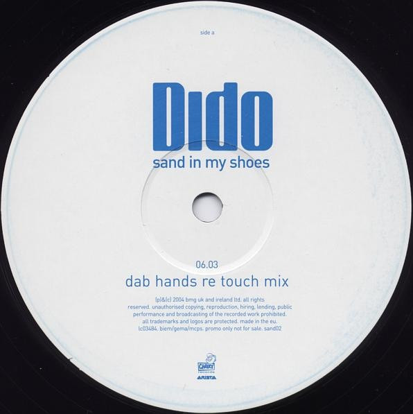 Dido - Sand In My Shoes | Cheeky Records (sand02) - 3