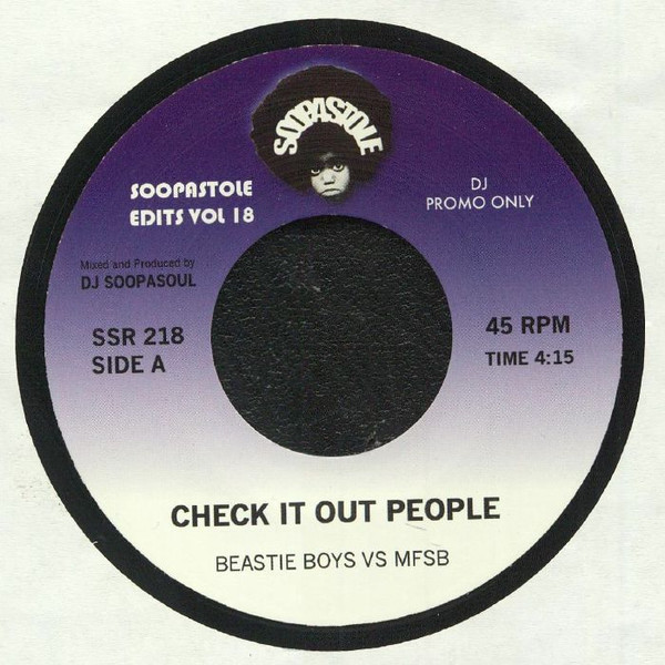 Beastie Boys Vs MFSB - Check It Out People | Soopastole (SSR 218)