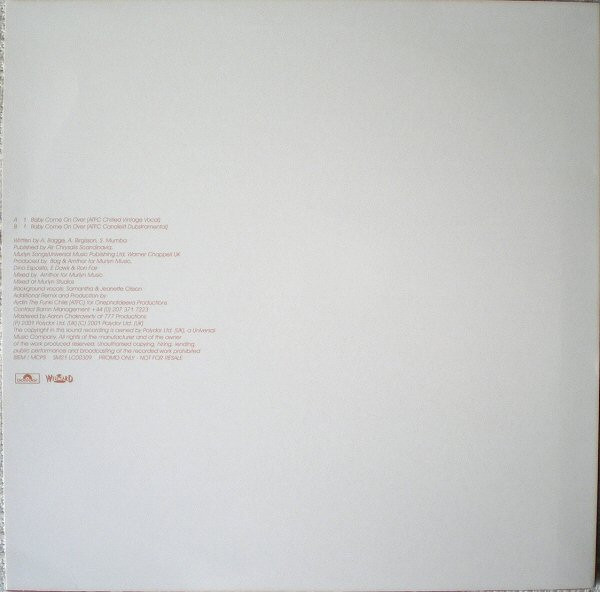 Samantha Mumba - Baby Come On Over | Polydor (SM21) - 2