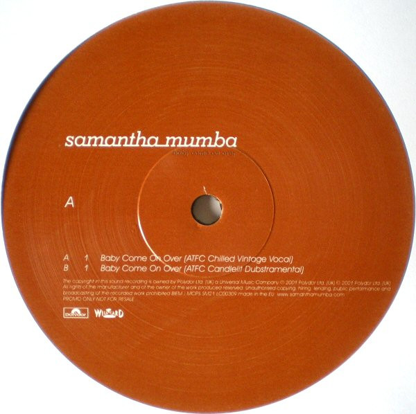 Samantha Mumba - Baby Come On Over | Polydor (SM21) - 3