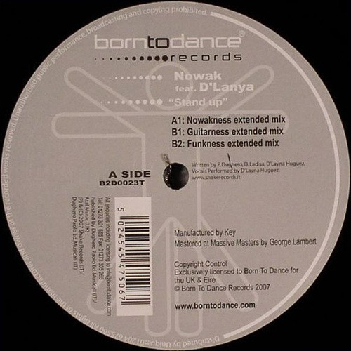 Nowak Feat. D'Layna - Stand  Up | Born To Dance Records (B2D0023T) - main