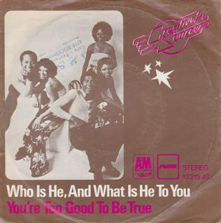 Creative Source - Who Is He, And What Is He To You | A&M Records (13 213 AT) - main
