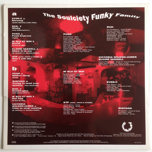 Various - The Soulciety Funky Family | Soulciety Records (ME 003/92)