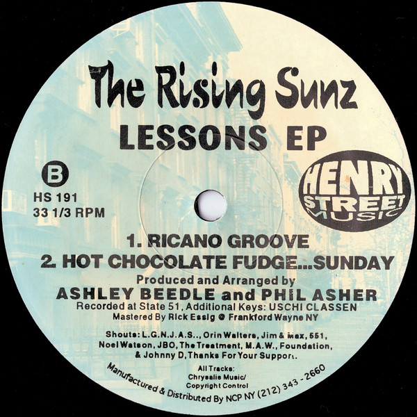 The Rising Sunz - Lessons EP | Henry Street Music (HS 191) - 2