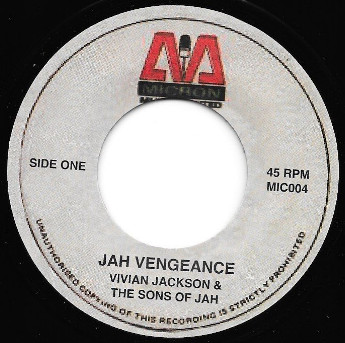 Vivian Jackson And The Sons Of Jah - Jah Vengeance | Micron Music Limited (MIC004)
