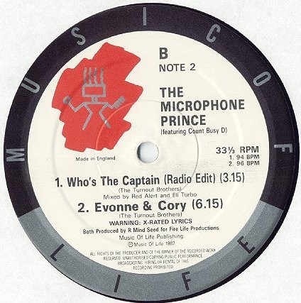 The Microphone Prince - Who's The Captain | Music Of Life (NOTE 2) - 2