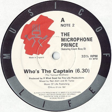 The Microphone Prince - Who's The Captain | Music Of Life (NOTE 2) - main