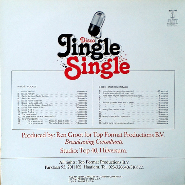 Ren Groot - Disco Jingle Single Volume 1 | Fleet (600.149)