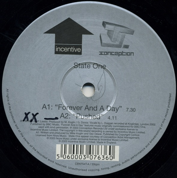 State One - Forever And A Day | Incentive (CENT54T) - 2