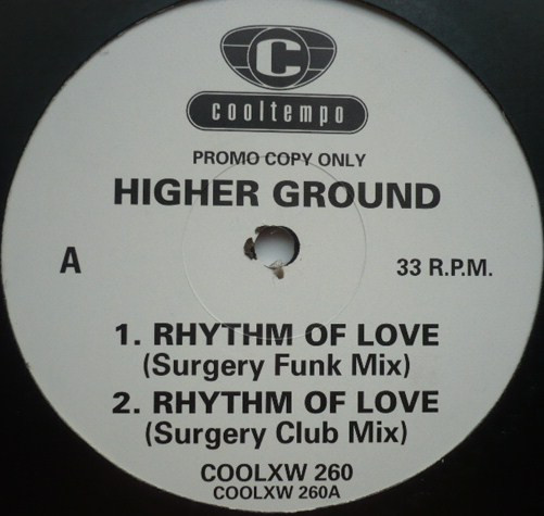 Higher Ground - Rhythm Of Love | Cooltempo (COOLXW 260) - main