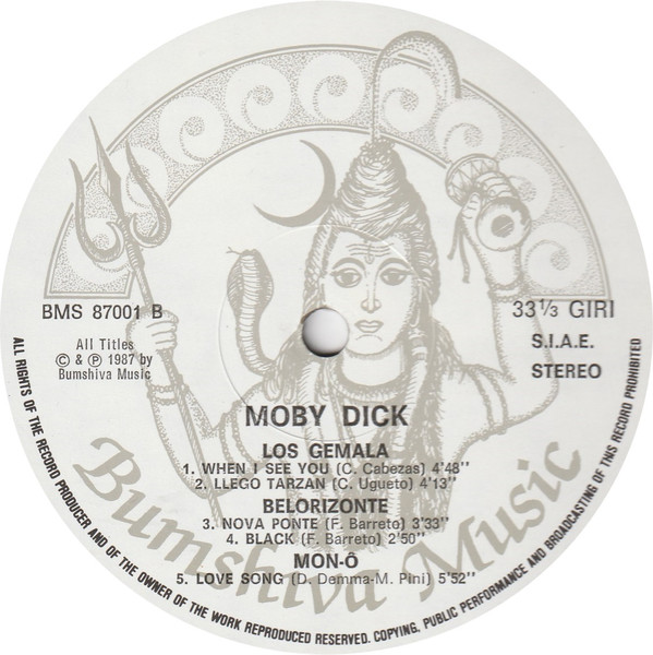 Various - Moby Dick | Bumshiva Music (BMS 87001) - 3