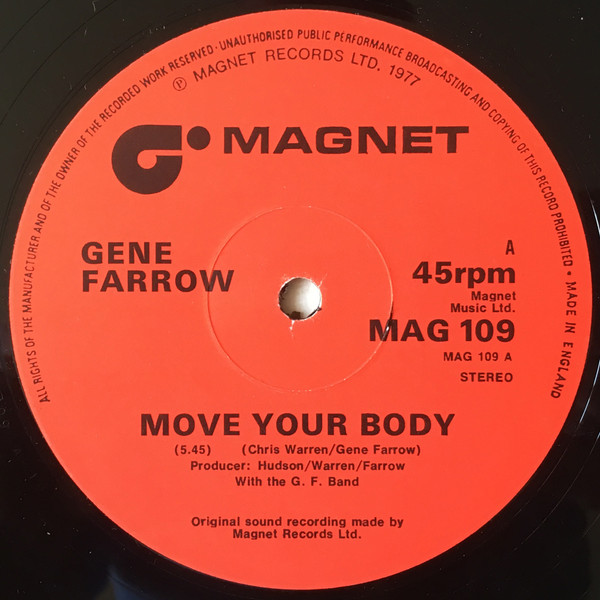 Gene Farrow - Move Your Body | Magnet (MAG 109) - 3 Gene Farrow - Move Your Body | Magnet (MAG 109) - 3