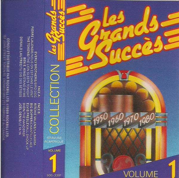 Various - Collection Les Grands Succès 1950 1960 1970 1980 Volume 1 [Cassette] | EMCI/Rockbill Ltd. (930-3381) - 3