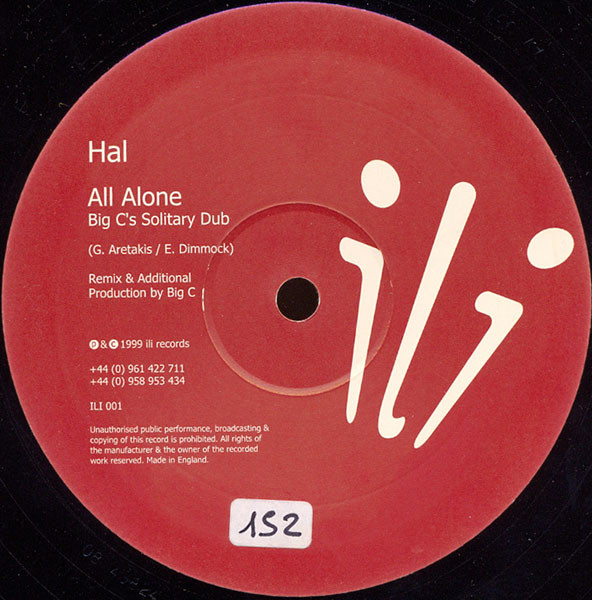 Hal - All Alone | Ili Records (ILI 001) - 2