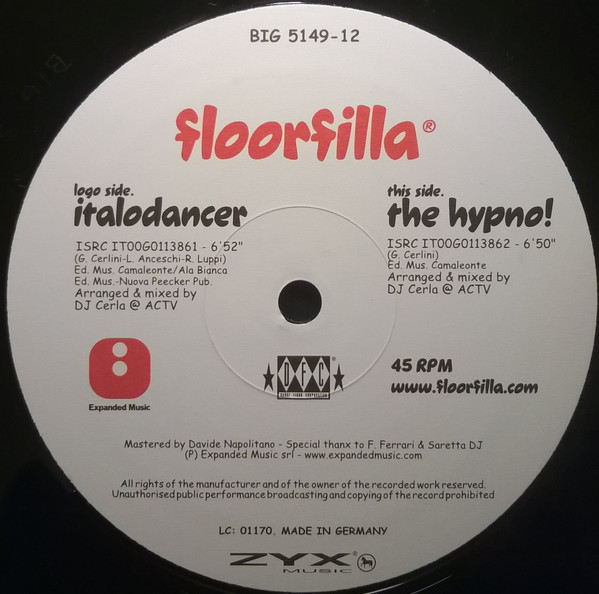Floorfilla - Italodancer / The Hypno! | B.I.G. (BIG 5149-12) - 4