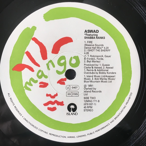 Aswad - Too Wicked E.P. | Mango (12 MNG 771) - 4