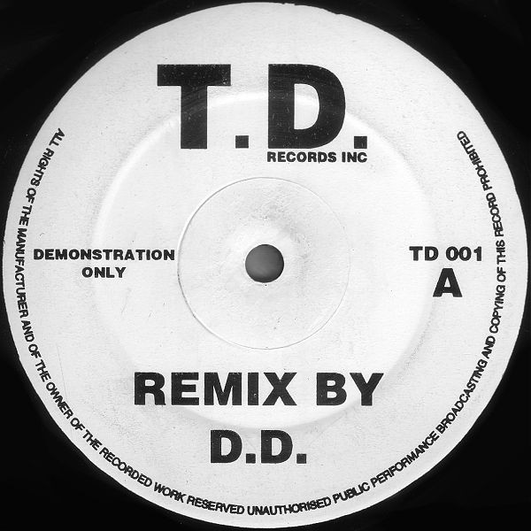 Deep Dish - Untitled | T.D. Records, Inc. (TD 001) Deep Dish - Untitled | T.D. Records, Inc. (TD 001)