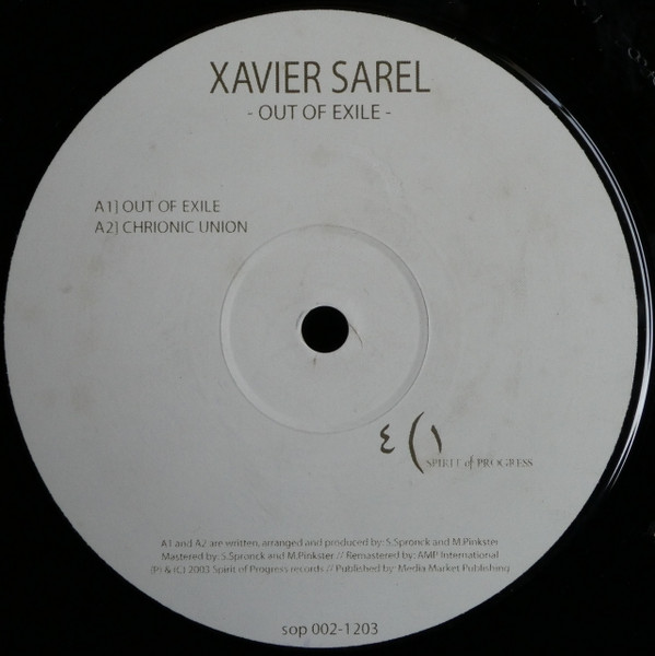 Xavier Sarel & Maui Pentocosto - Out Of Exile / Onynn | Spirit Of Progress (SOP 002-1203) - 4