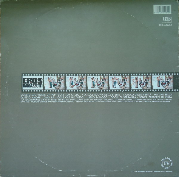 Eros Ramazzotti - In Certi Momenti | DDD (DDD 460445-1) - main Eros Ramazzotti - In Certi Momenti | DDD (DDD 460445-1) - main