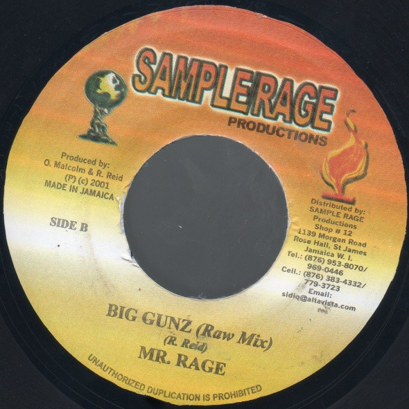 Mr. Rage - Big Gunz | Sample/Rage Productions (none)