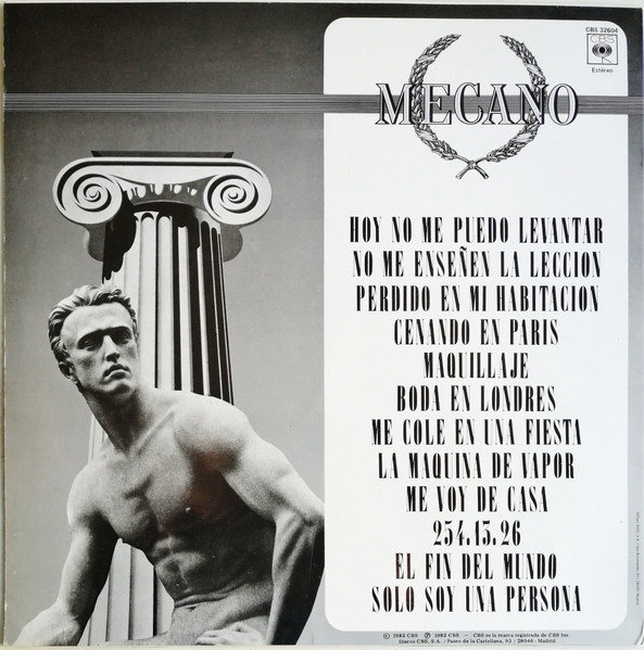 Mecano - Mecano | CBS (CBS 32604) - 2