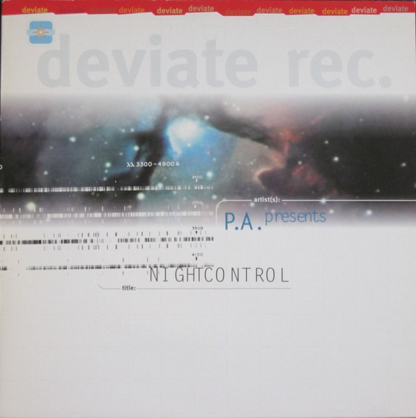 P.A. Presents - Nightcontrol | Deviate (DV8-010) - main P.A. Presents - Nightcontrol | Deviate (DV8-010) - main
