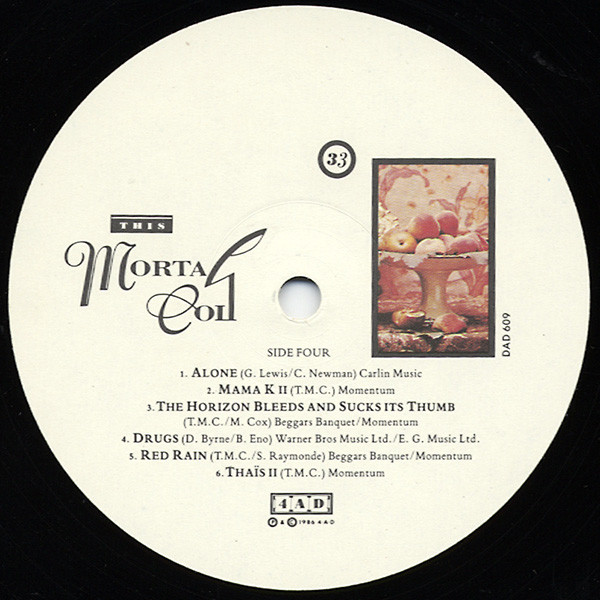 This Mortal Coil - Filigree & Shadow | 4AD (DAD 609) - 6 This Mortal Coil - Filigree & Shadow | 4AD (DAD 609) - 6