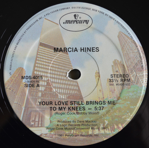 Marcia Hines - Your Love Still Brings Me To My Knees | Mercury (MDS-4015) - 2