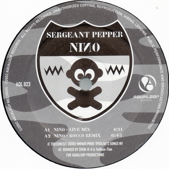 Sergeant Pepper - Nino | Aqualoop Records (AQL 023)