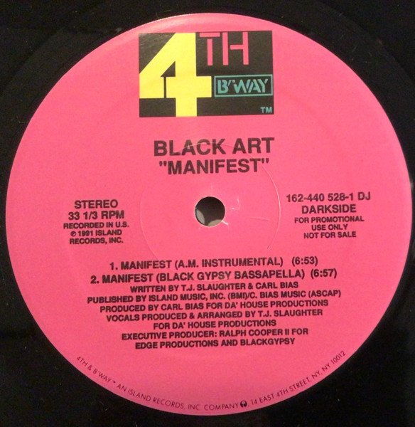 Black Art - Manifest | 4th & Broadway (162-440 528-1 DJ) Black Art - Manifest | 4th & Broadway (162-440 528-1 DJ)
