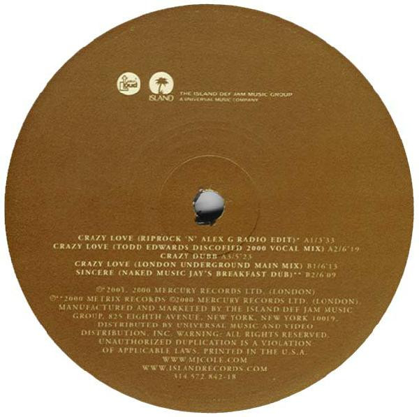 MJ Cole - Crazy Love | Island Records (314-572 842-1) - 4