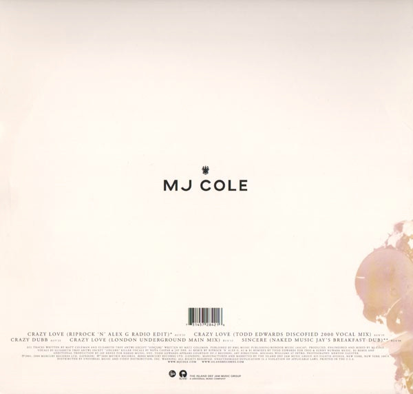 MJ Cole - Crazy Love | Island Records (314-572 842-1) - 3