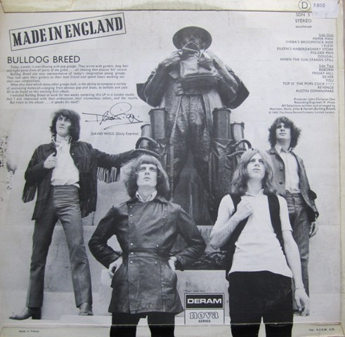 Bulldog Breed - Made In England | Deram (SDN 5) - 2