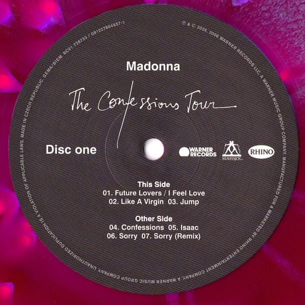 Madonna - The Confessions Tour | Rhino Records (RCV1 728733) - 3
