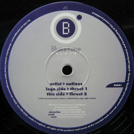 Natious - Thrust | Bluestone Records (BS001) - main