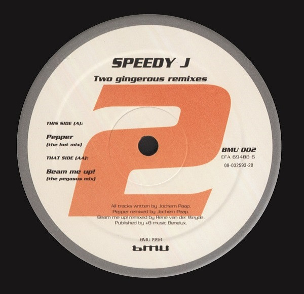 Speedy J - Two Gingerous Remixes | Beam Me Up! (BMU 002)