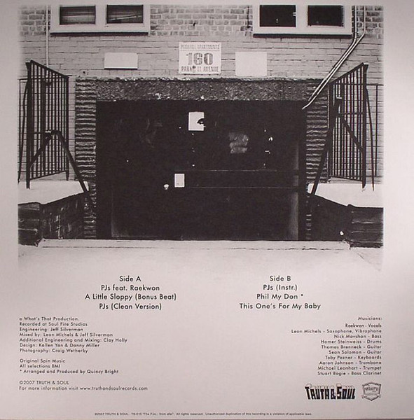 Raekwon & El Michels Affair - The PJs... From Afar | Truth & Soul (TS-015) - 2