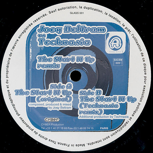 Joey Beltram vs. Technasia - The Start It Up (Remix) | Glass Splinters (GLASS 001) - 3